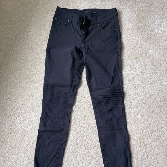 Prana Black Cargo Pants Size 4 - Picture 1 of 3